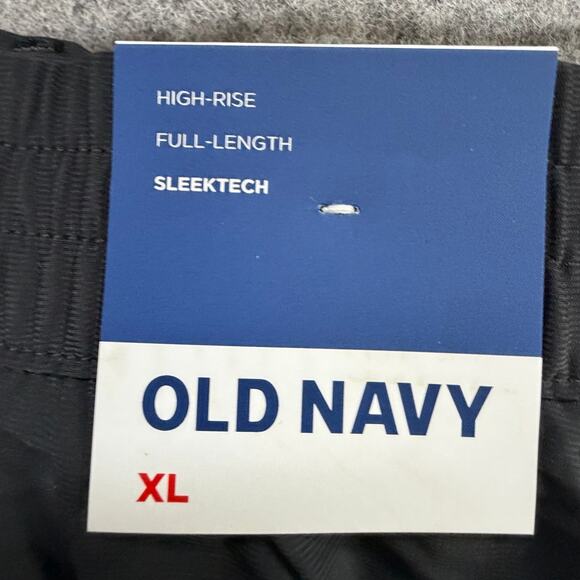 Old Navy SleekTech Trouser Pants Womens XL Black High Waisted Travel Ready NEW - Picture 11 of 16